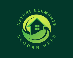 Leaf Natural Realty logo design