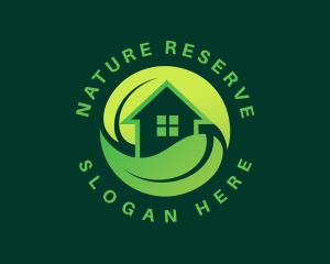 Leaf Natural Realty logo design