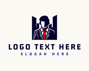 Businessman Male Leader logo