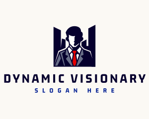 Businessman Male Leader logo