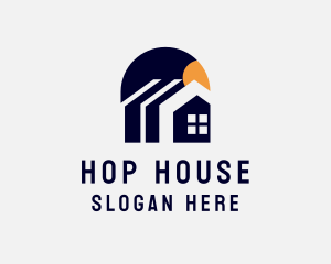 Residential House Building logo design