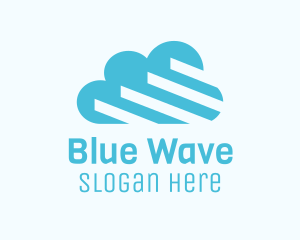 Blue Cloud Stairs logo design