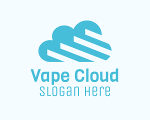 Blue Cloud Stairs logo design