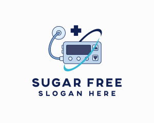 Medical Insulin Pump logo design