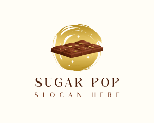 Chocolate Bar Dessert logo design