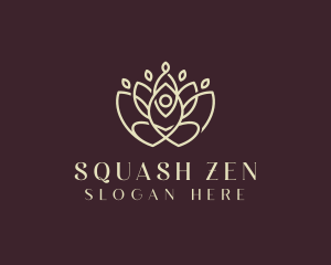 Lotus Yoga Healing logo design