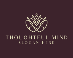 Lotus Yoga Healing logo design