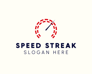 Speed Meter Gauge logo design
