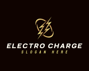 Electric Bolt Power logo design