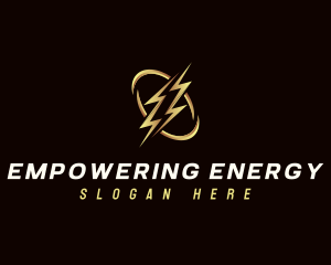 Electric Bolt Power logo design