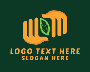 Leaf Farming Hands  logo