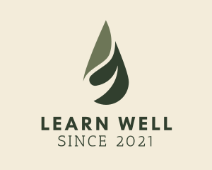 Green Wellness Oil Water logo design