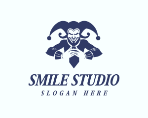 Evil Villain Jester logo