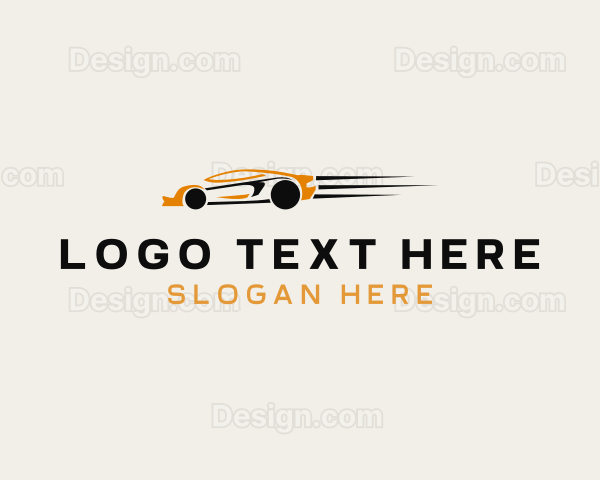 Fast Sports Car Logo