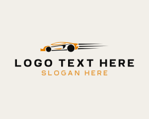 Fast Sports Car  Logo