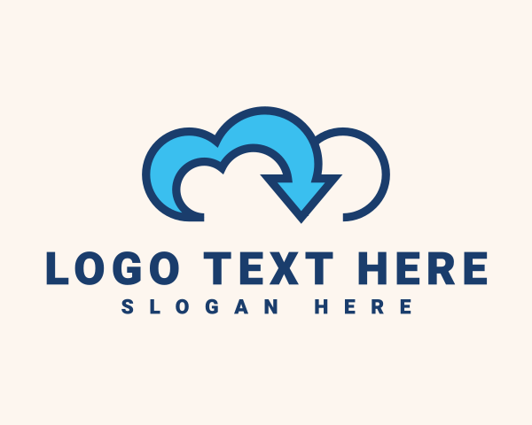 Cloud logo example 3