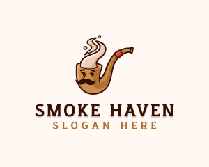 Pipe Tobacco Mustache logo