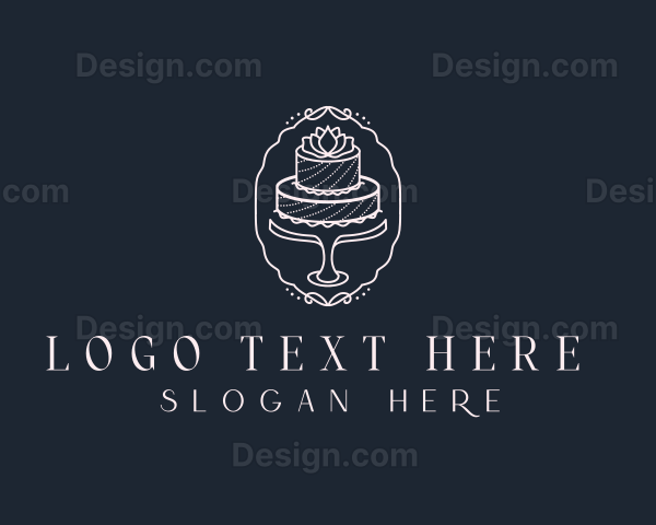 Elegant Sweet Cake Logo