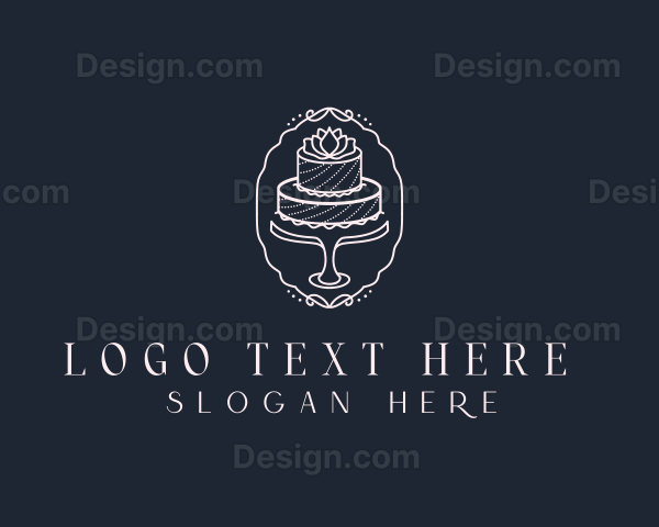 Elegant Sweet Cake Logo