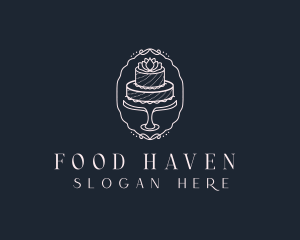 Elegant Sweet Cake Logo