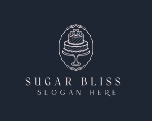 Elegant Sweet Cake logo design