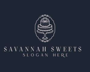 Elegant Sweet Cake logo design