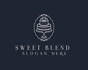 Elegant Sweet Cake logo design