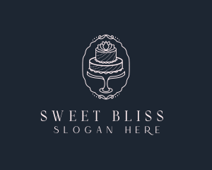 Elegant Sweet Cake logo design