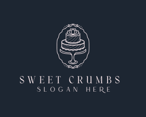 Elegant Sweet Cake logo design