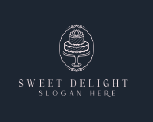 Elegant Sweet Cake logo design