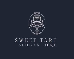 Elegant Sweet Cake logo design