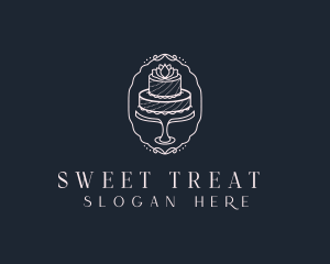 Elegant Sweet Cake logo design