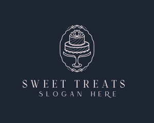 Elegant Sweet Cake logo design