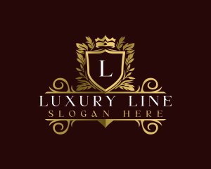 Royal Luxury Shield logo design