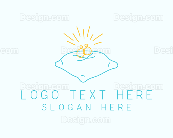 Simple Ring Line Art Logo