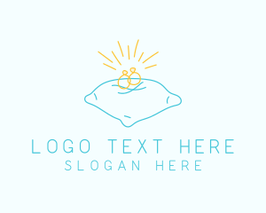 Simple Ring Line Art logo