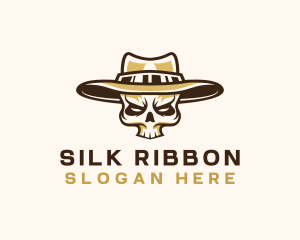 Cowboy Skull Hat logo design