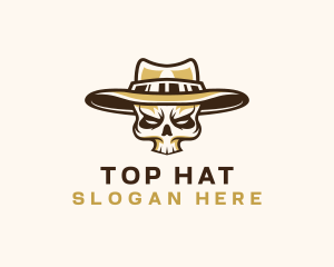 Cowboy Skull Hat logo