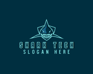 Blue Shark Team  logo design