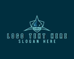 Gym - Blue Shark Team logo design