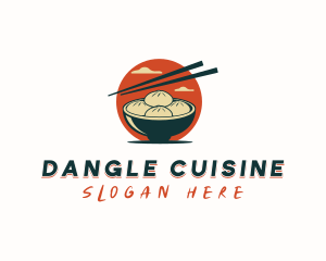 Dumpling Restaurant Dining logo design