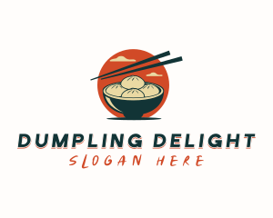 Dumpling Restaurant Dining logo design