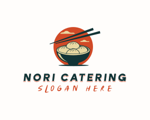 Dumpling Restaurant Dining logo design