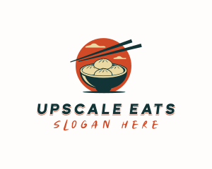 Dumpling Restaurant Dining logo design