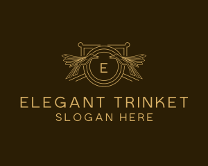 Elegant Bird Crest logo design