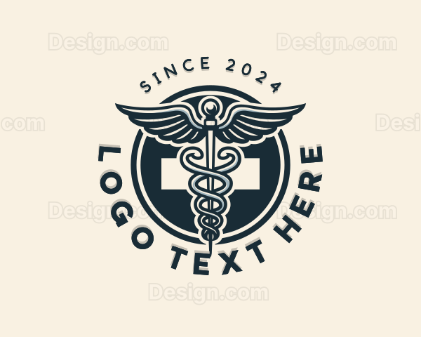 Medical Caduceus Hospital Logo