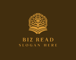 Tree Bookstore Book logo design