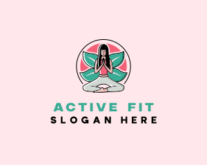 Yoga Fitness Instructor  logo design