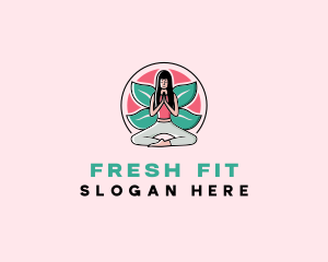 Yoga Fitness Instructor  logo design