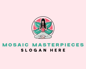 Yoga Fitness Instructor  logo design